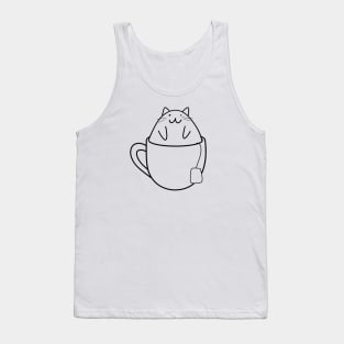 Cat in a Cup Tank Top